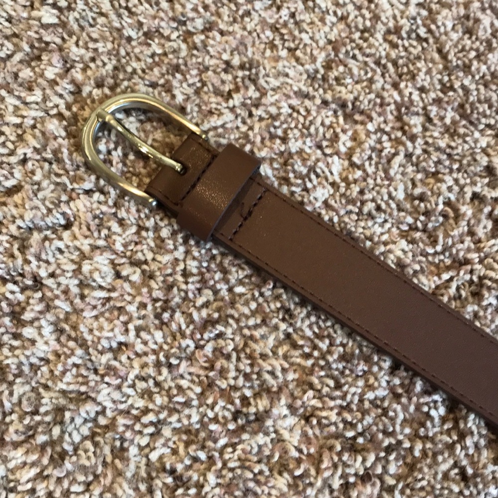 Target Brown Faux Leather Belt Size 8